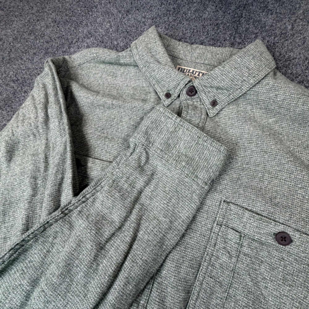 VTG Duluth Trading Co Mens Size 2XL Tall Relaxed Fit Cotton‎ Button Down Shirt